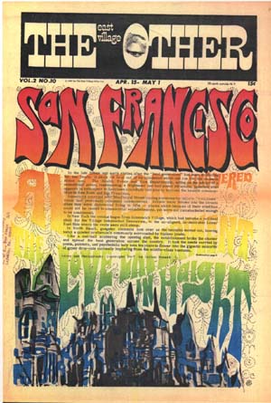 East Village Other. Vol.2, no.10, 1967 (NY: Joint College of Patarealism) ©East Village Other Inc. 